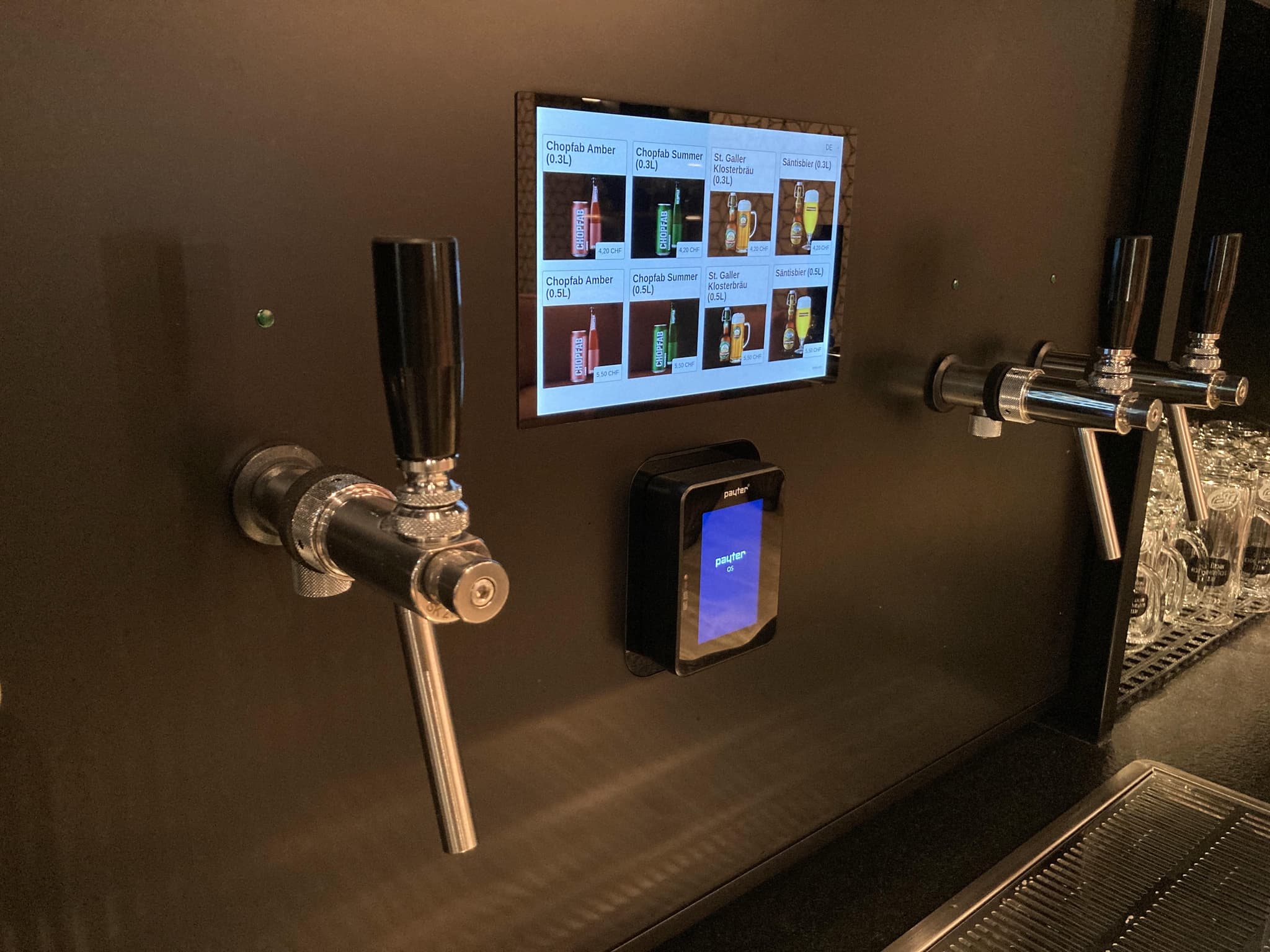 Integrierte Self Draft Beer Zapfanlage