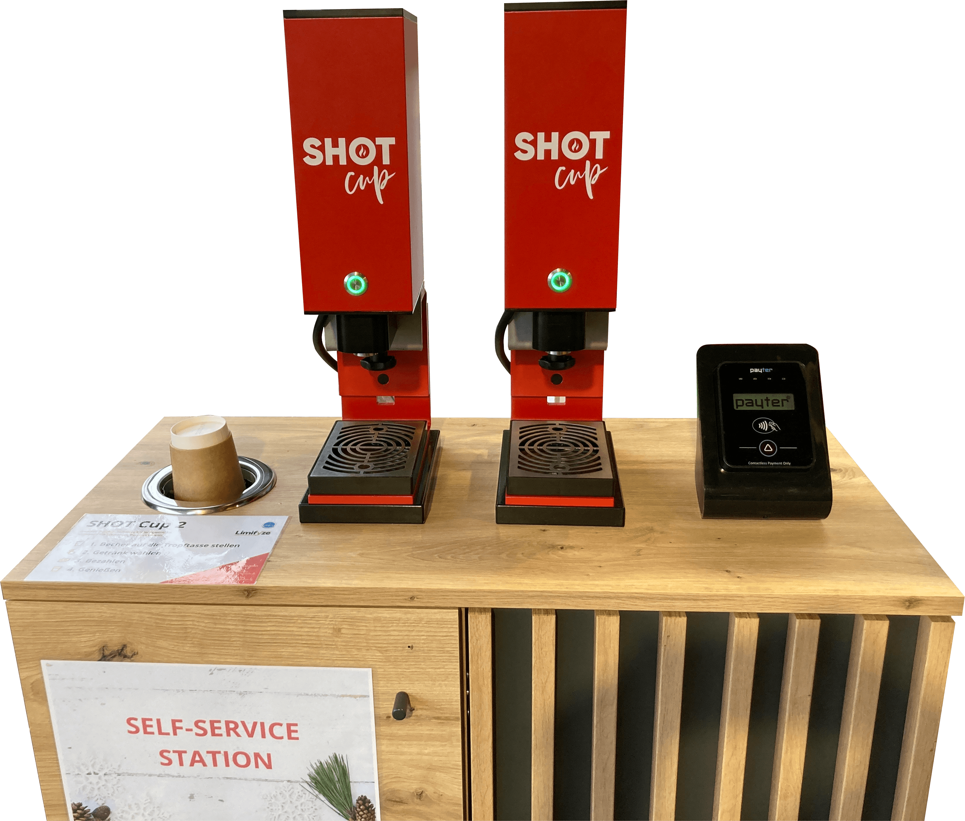 Selfcup als autarke Heißgetränke-Station