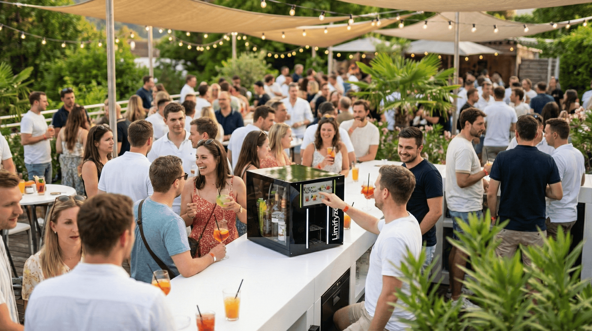 SERVENIA Ausschanksystem im Einsatz bei einem Event