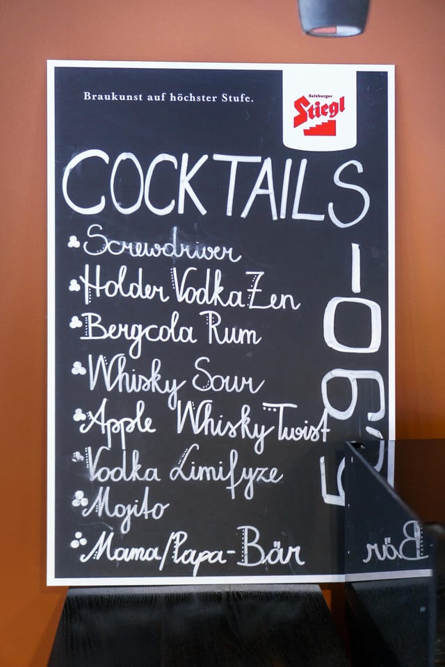 Alpin Bistro Cocktails